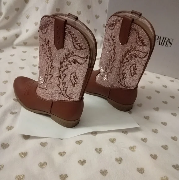 🔥3/$70 Dream Pairs Girl's Cowgirl Boots - Picture 6 of 15